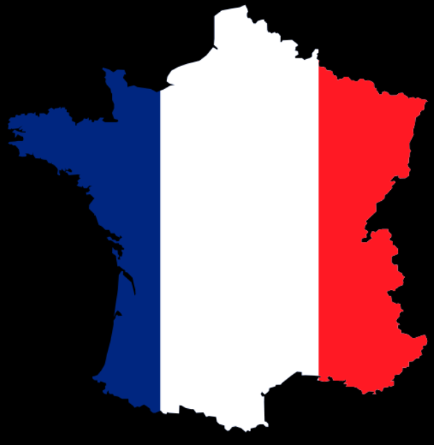 French-flag-map